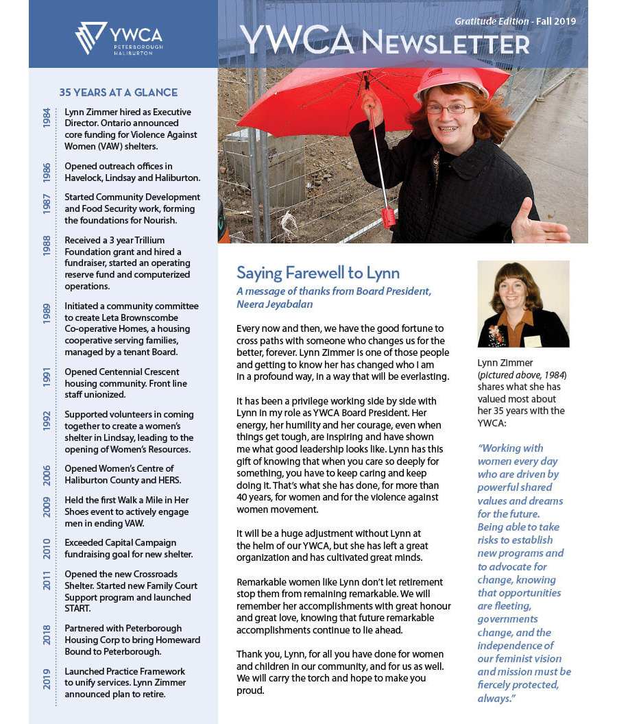 Fall 2019 Newsletter